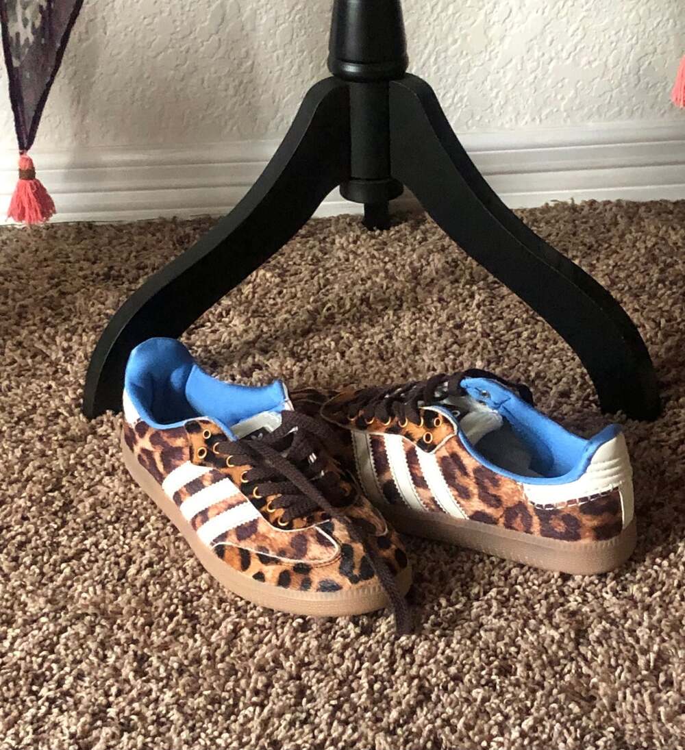 Adidas x Wales Bonner Samba Pony Leopard Sneakers - Picture 2 of 15